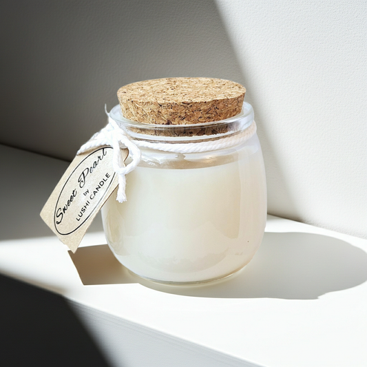 Sweet Pearl Scented Candle | Sweet Cherry, Fig & Coconut | 24 Hour Burn